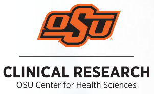 This is the official logo for Oklahoma State University - Clinical Research department at OSU Center for Health Sciences.