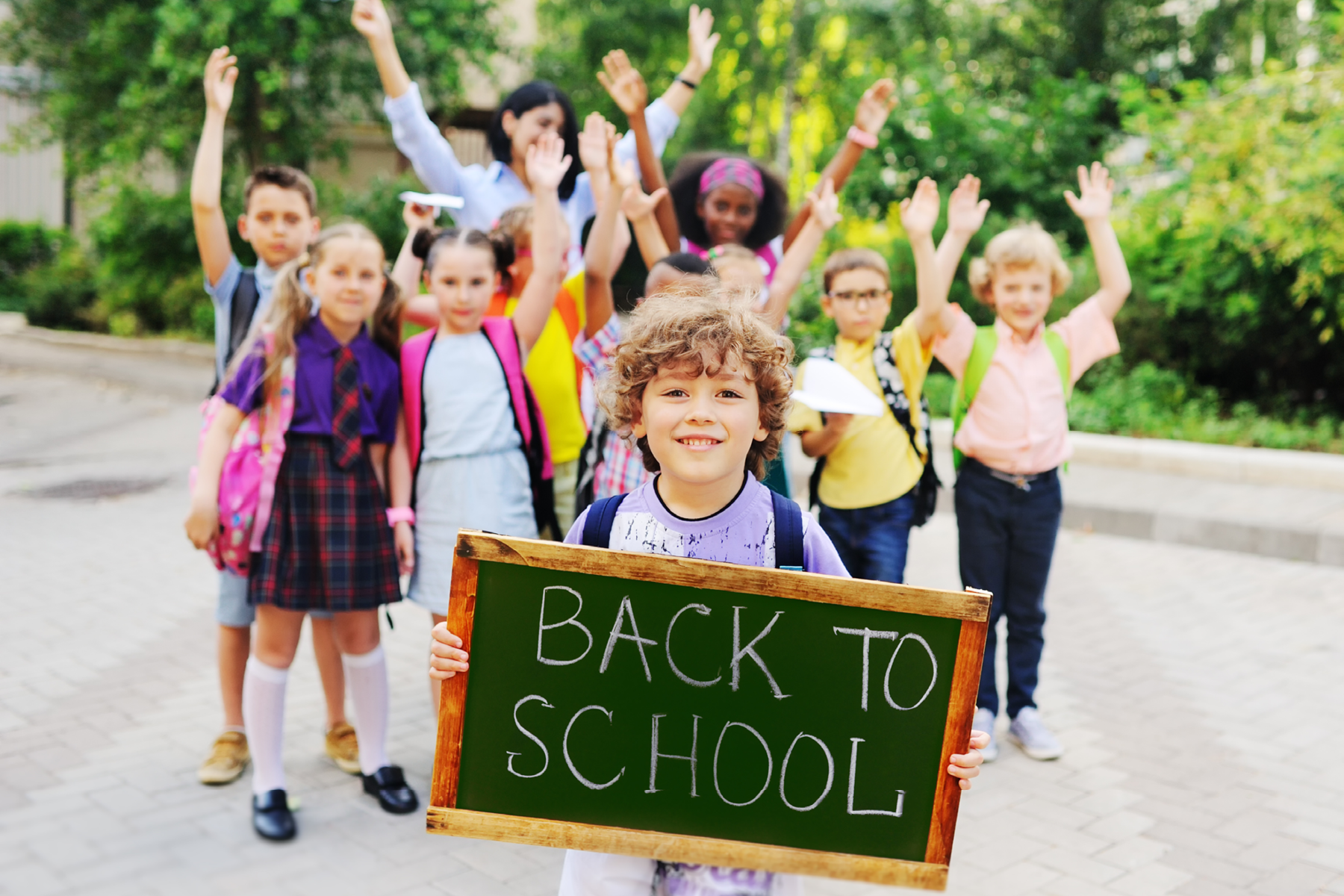Kids going back to school